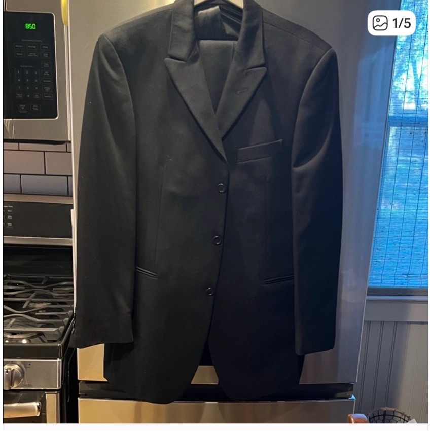 Bachrach Classic Black Sport Coat